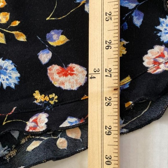 Forever 21 Womens Multicolored Ditsy Print V-Neck Romper with Overlay Size M - Picture 6 of 10